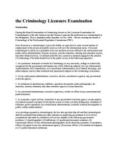 Criminology Licensure Examination Rkm
