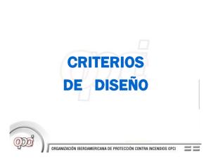Criterios diseño NFPA13
