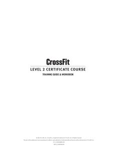 Crossfit Level 2 Training Guide