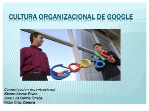 Cultura Organizacional de Google