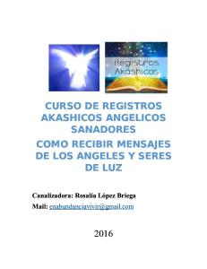 Curso de Registros Akashicos Angelicos Manual Clase 1