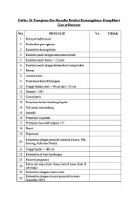 Daftar 26 Penapisan Ibu Bersalin Deteksi Kemungkinan Komplikasi Gawat Darurat.docx