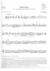 Dancla Mazurka (Pf) Op.123