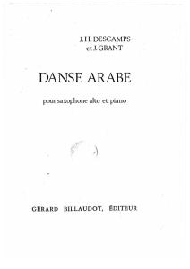 Danza Árabe (J. H. Descamps)