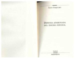Defensa apasionada del idioma español - Alex Grijelmo.pdf