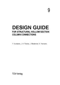 design guide FOR STRUCTURAL HOLLOW SECTION