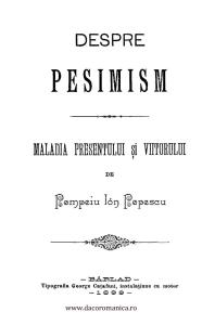 Despre pesimism