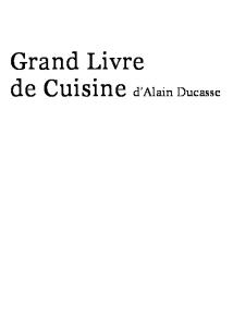 Dessert Et Patisserie - Alain Ducasse