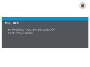 Diseño de Muros de Contención CGL