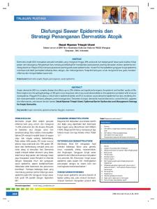 Disfungsi Sawar Epidermis dan Strategi Penanganan Dermatitis Atopik.pdf