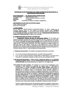 DISPOSICIÓN DE NO PROCEDENCIA DE FORMALIZACIÓN NI CONTINUACIÓN DE LA INVESTIGACION PREPARATORIA.odt