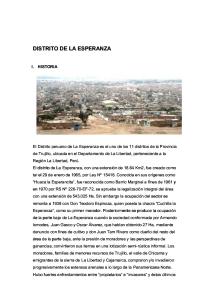 Distrito de La Esperanza