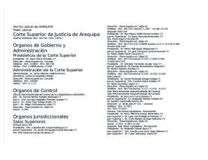 Distrito Judicial de AREQUIPA