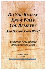 Do You Really Know What You Believe, And Do You Know Why - 2015