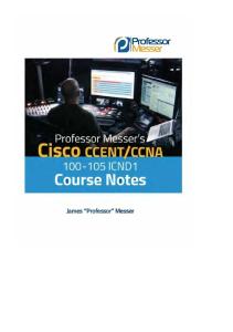 Docdownloader.com Professor Messer Cisco Ccent Ccna 100 105 Icnd1 Course Notes v101s1