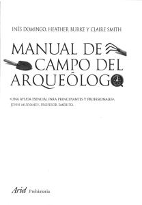 DOMINGO, I. Et.al. Manual de Campo Del Arqueologo (Completo)