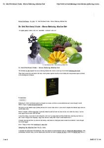 Dr. Sebi Nutritional Guide - Mucus Reducing Alkaline Diet