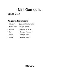 Drama Sunda Nini Gumeulis