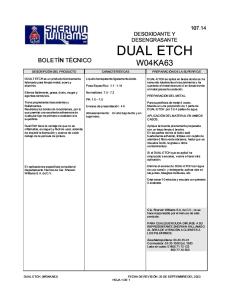 dual etch