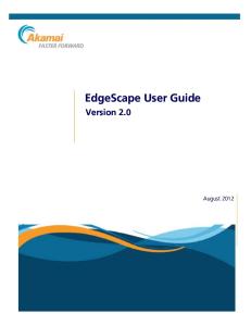 EdgeScape Users Guide