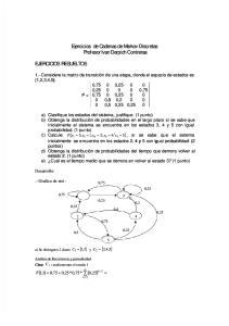 ejercicios markov