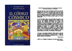 El código cósmico- Zecharia Sitchin