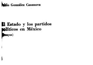 El Estado y los partidos políticos en México. El estado y las masas pp. 177-229.