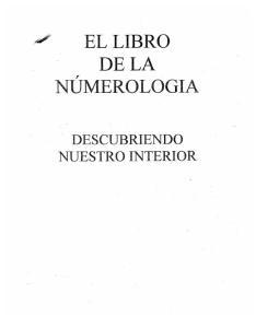 El libro de la numerología