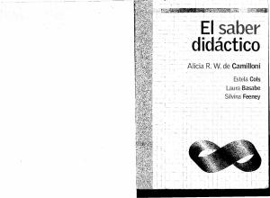 El saber didactico - Camilloni Alicia.pdf