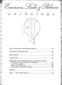 ELP - Anthology