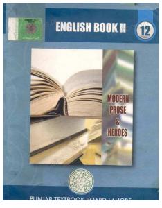 English II Part2 Class 12th Textbook