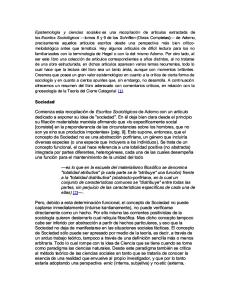 Epistemología y ciencias sociales resumen