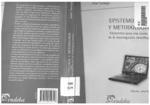 Epistemología y metodología-Samaja
