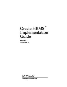 ERP HRMS Implementation Guide