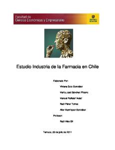 Estudio Industria de La Farmacia en Chile