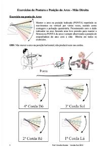 Exercícios de Postura e Posição de Arco - Viola
