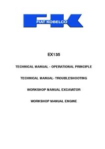 Fiat Kobelco Ex135 Service Manual