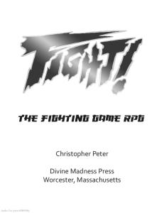 Fight!The Fighting RPG