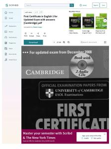 First Certificate in English 3 for Updated Exam with answers [Cambridge].pdf
