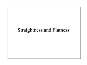 Flatness Straightness