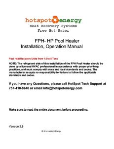 FPH-HP Install Manual V2.8