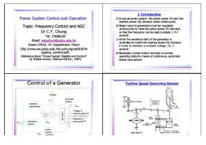 Frequency Control and AGC Final 2012-Presentation