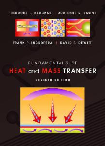 Fundamentals of Heat and Mass Transfer 7th Edition Incropera dewitt