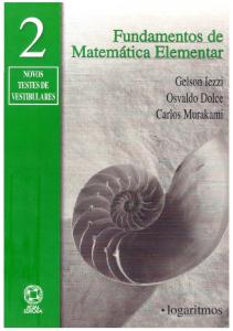 Fundamentos Da Matemática Elementar 2