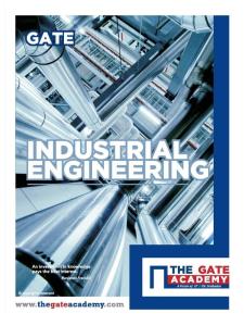 GATE Industrial Engineering Book