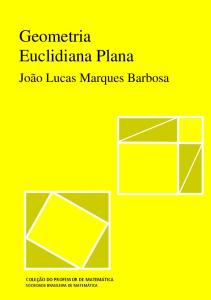 Geometria Euclidiana Plana - João Lucas em pdf escrito