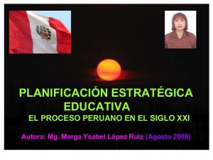 GESTIÓN EDUCATIVA EN EL PERU (2000-2009)