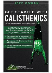 Get Started With Calisthenics. Ultimate Guide for Beginnerss.