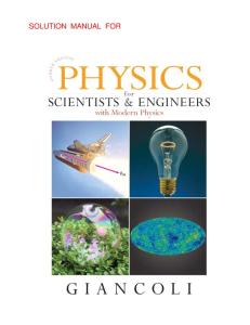 Giancoli 4th Edition Solutions Manual (PDF Documents)
