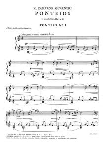Guarnieri - Ponteios Per Pianoforte - Libro I